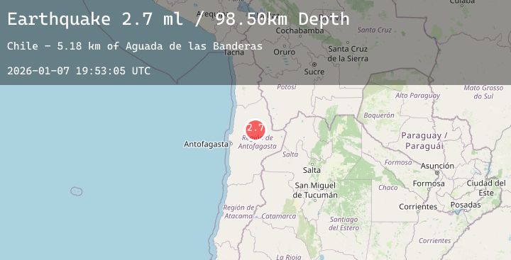 Map of ANTOFAGASTA, CHILE