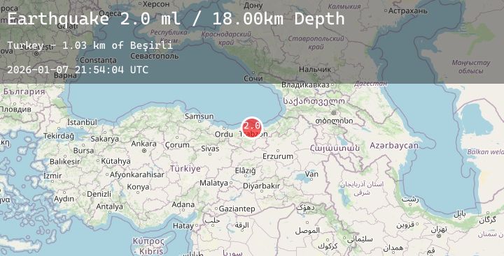 Map of EASTERN TURKEY