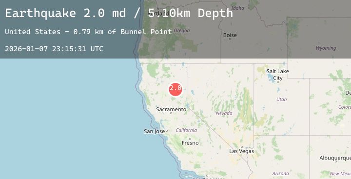 Map of NORTHERN CALIFORNIA