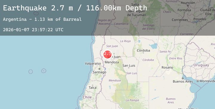 Map of SAN JUAN, ARGENTINA