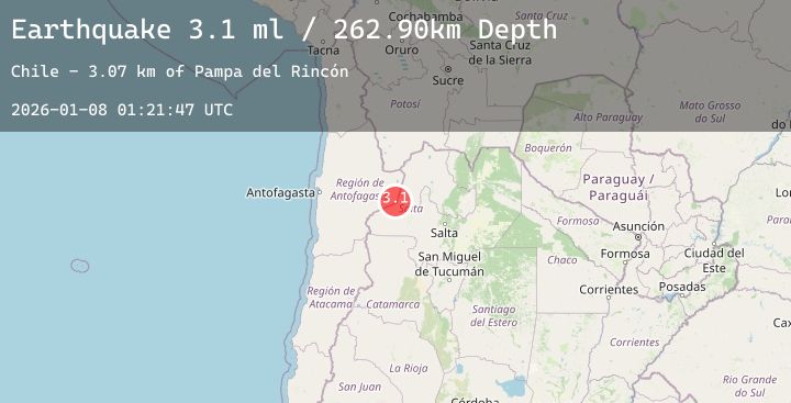Map of ANTOFAGASTA, CHILE