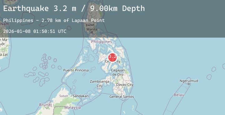 Map of VISAYAN SEA, PHILIPPINES
