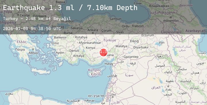 Map of CENTRAL TURKEY
