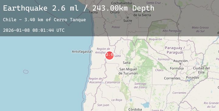 Map of ANTOFAGASTA, CHILE