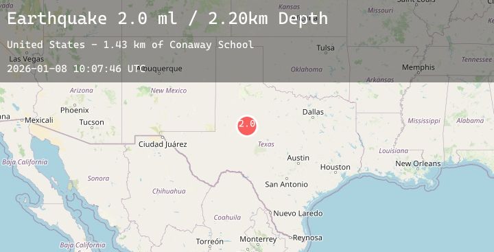 Map of WESTERN TEXAS