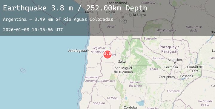 Map of SALTA, ARGENTINA