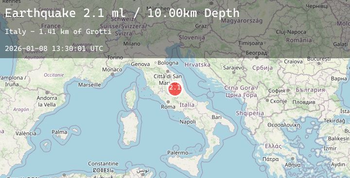 Map of CENTRAL ITALY