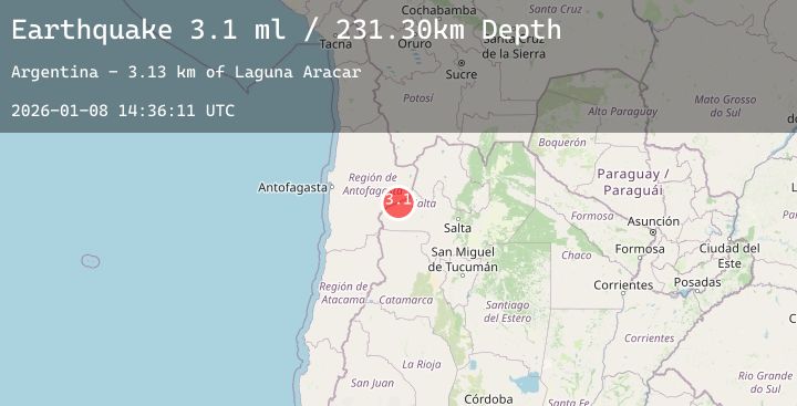 Map of SALTA, ARGENTINA
