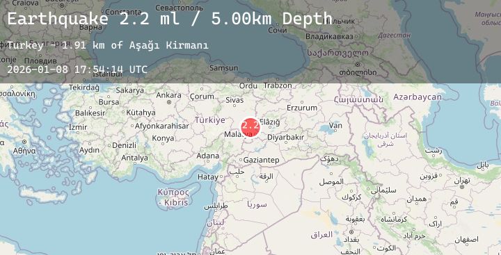 Map of CENTRAL TURKEY