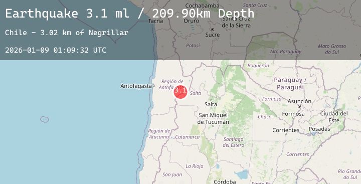 Map of ANTOFAGASTA, CHILE