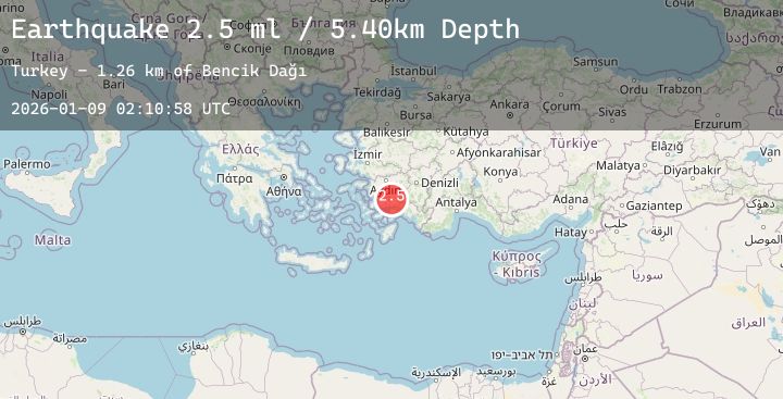 Map of WESTERN TURKEY