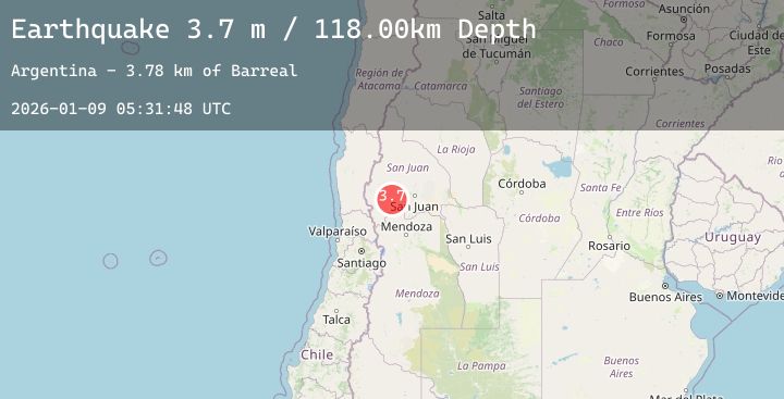 Map of SAN JUAN, ARGENTINA