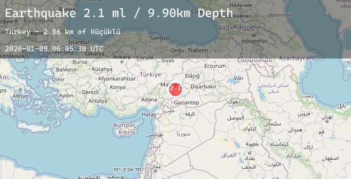 Map of CENTRAL TURKEY