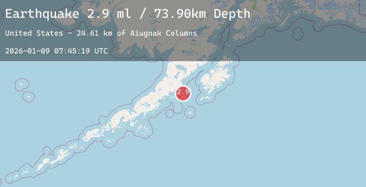 Map of ALASKA PENINSULA