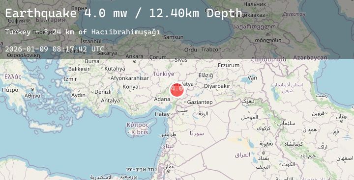 Map of CENTRAL TURKEY