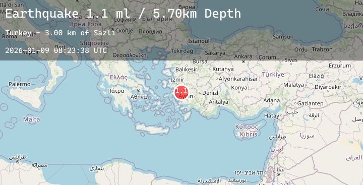 Map of WESTERN TURKEY