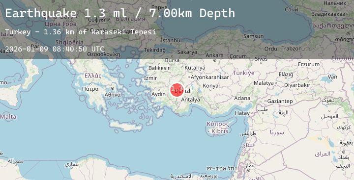 Map of WESTERN TURKEY