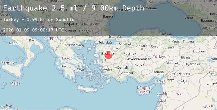 Map of WESTERN TURKEY