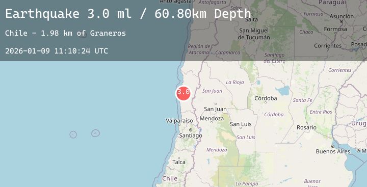 Map of COQUIMBO, CHILE