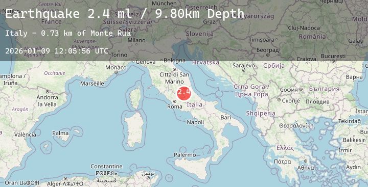 Map of CENTRAL ITALY