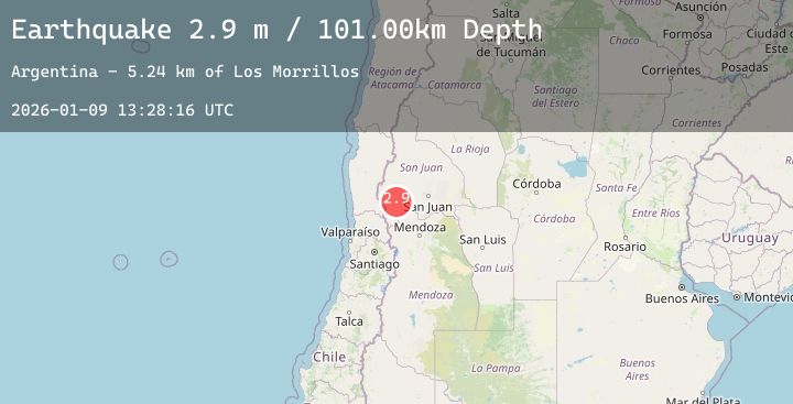 Map of SAN JUAN, ARGENTINA
