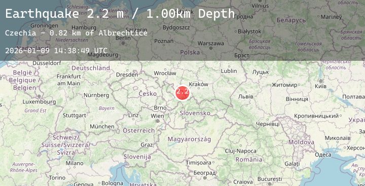 Map of CZECH REPUBLIC