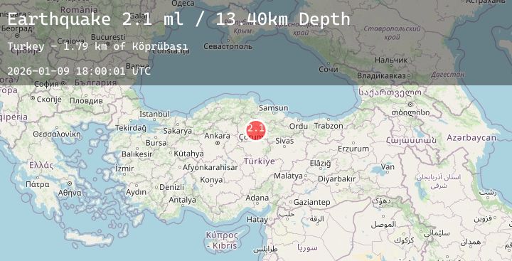 Map of CENTRAL TURKEY