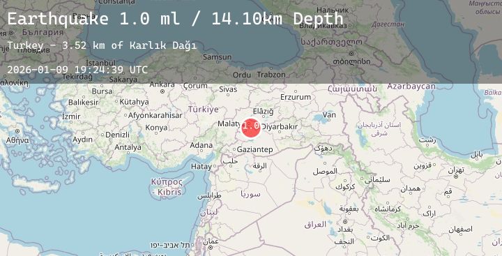 Map of EASTERN TURKEY