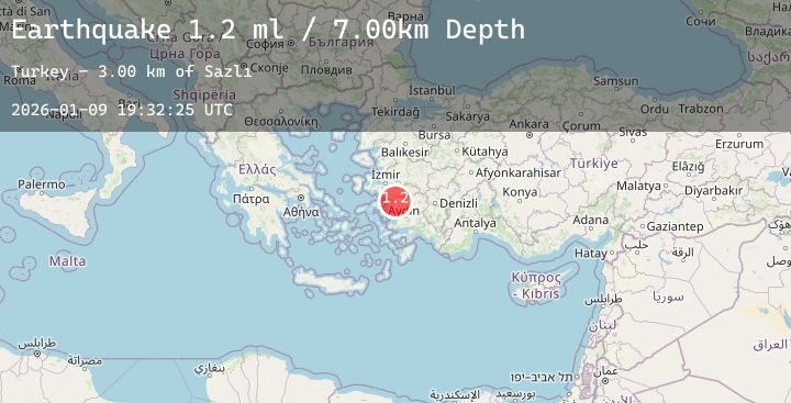 Map of WESTERN TURKEY