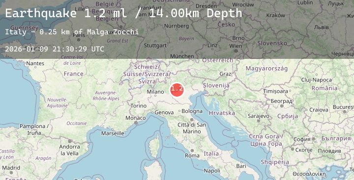 Map of NORTHERN ITALY