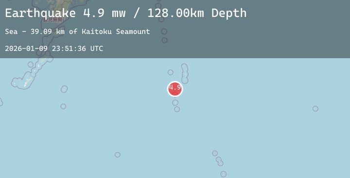 Map of VOLCANO ISLANDS, JAPAN REGION