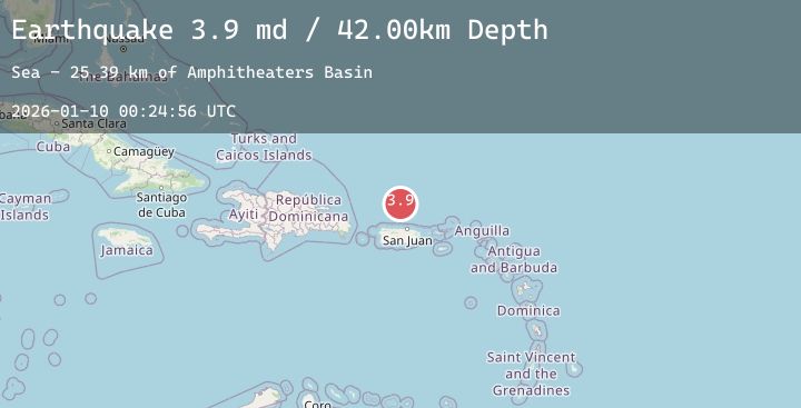 Map of PUERTO RICO REGION