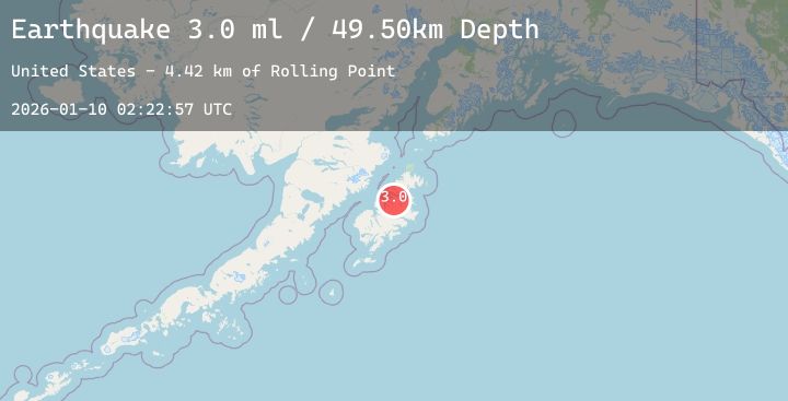 Map of KODIAK ISLAND REGION, ALASKA
