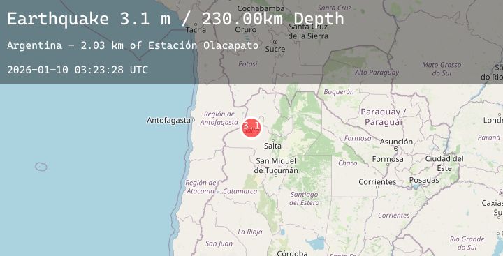 Map of SALTA, ARGENTINA