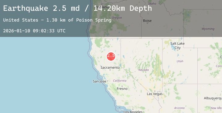 Map of NORTHERN CALIFORNIA