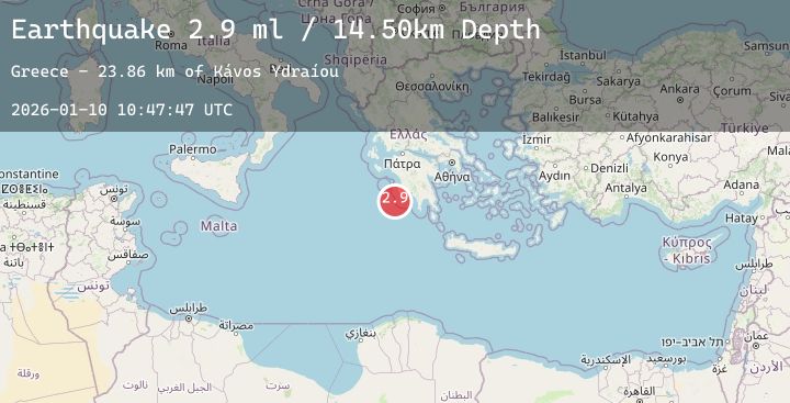 Map of SOUTHERN GREECE