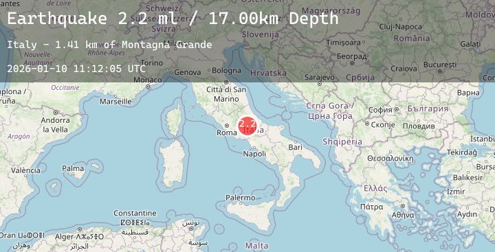 Map of SOUTHERN ITALY