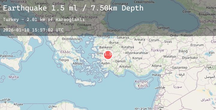 Map of WESTERN TURKEY