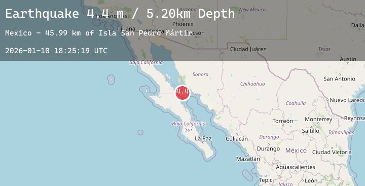 Map of GULF OF CALIFORNIA
