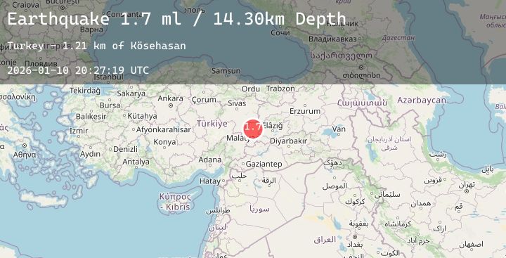 Map of EASTERN TURKEY