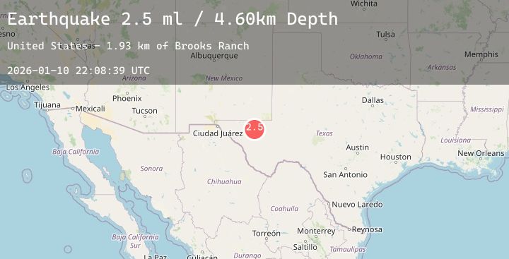 Map of WESTERN TEXAS