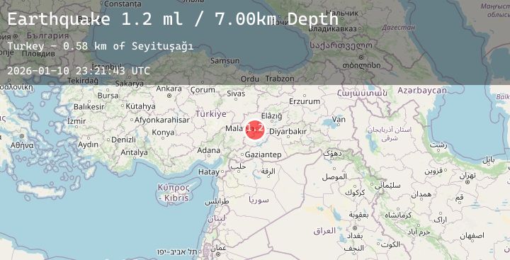 Map of EASTERN TURKEY