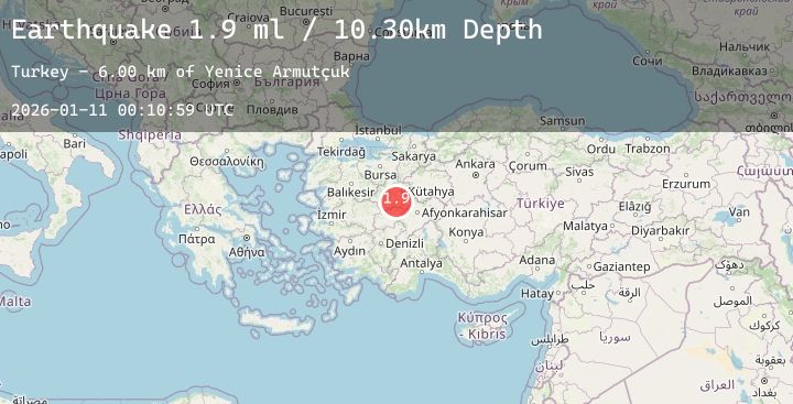 Map of WESTERN TURKEY