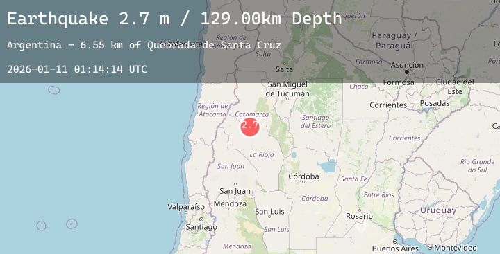 Map of LA RIOJA, ARGENTINA