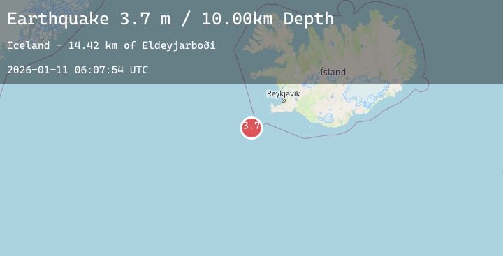 Map of ICELAND REGION