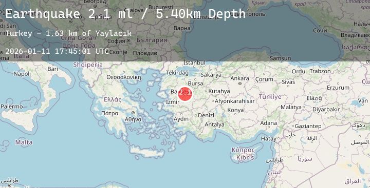 Map of WESTERN TURKEY