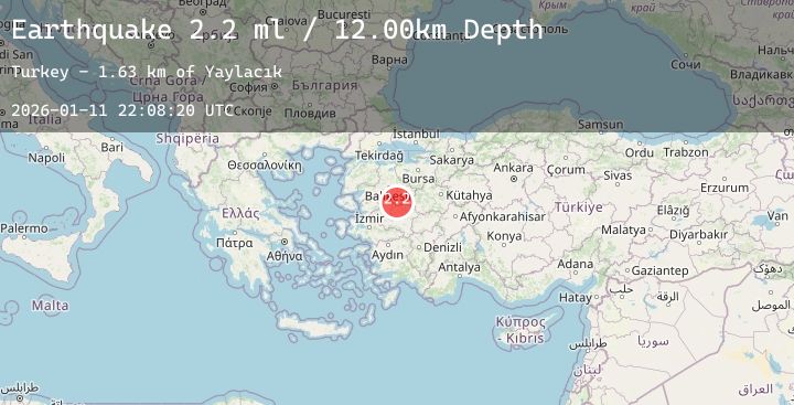Map of WESTERN TURKEY