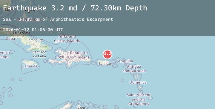 Map of PUERTO RICO REGION