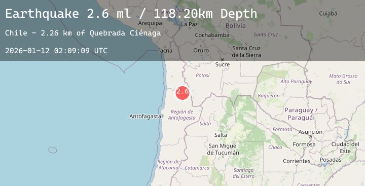 Map of ANTOFAGASTA, CHILE