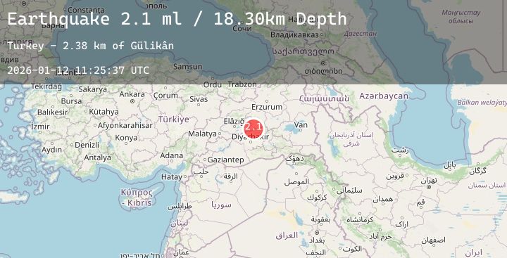 Map of EASTERN TURKEY